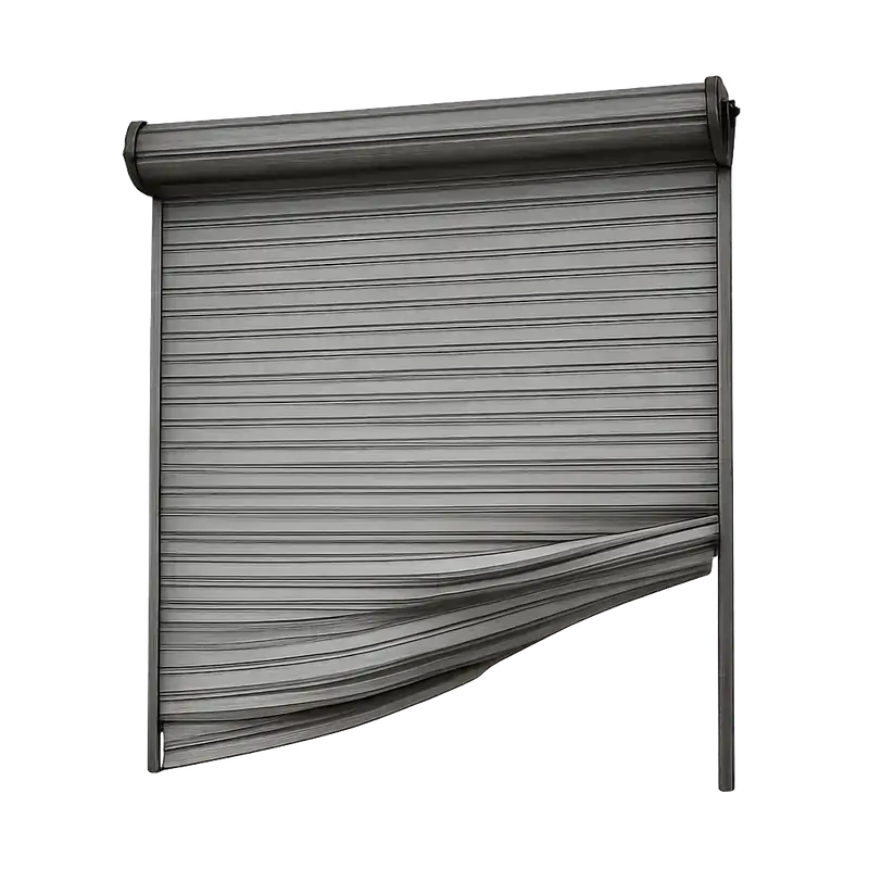 Technicien DRM débloquant un rideau métallique à Lille